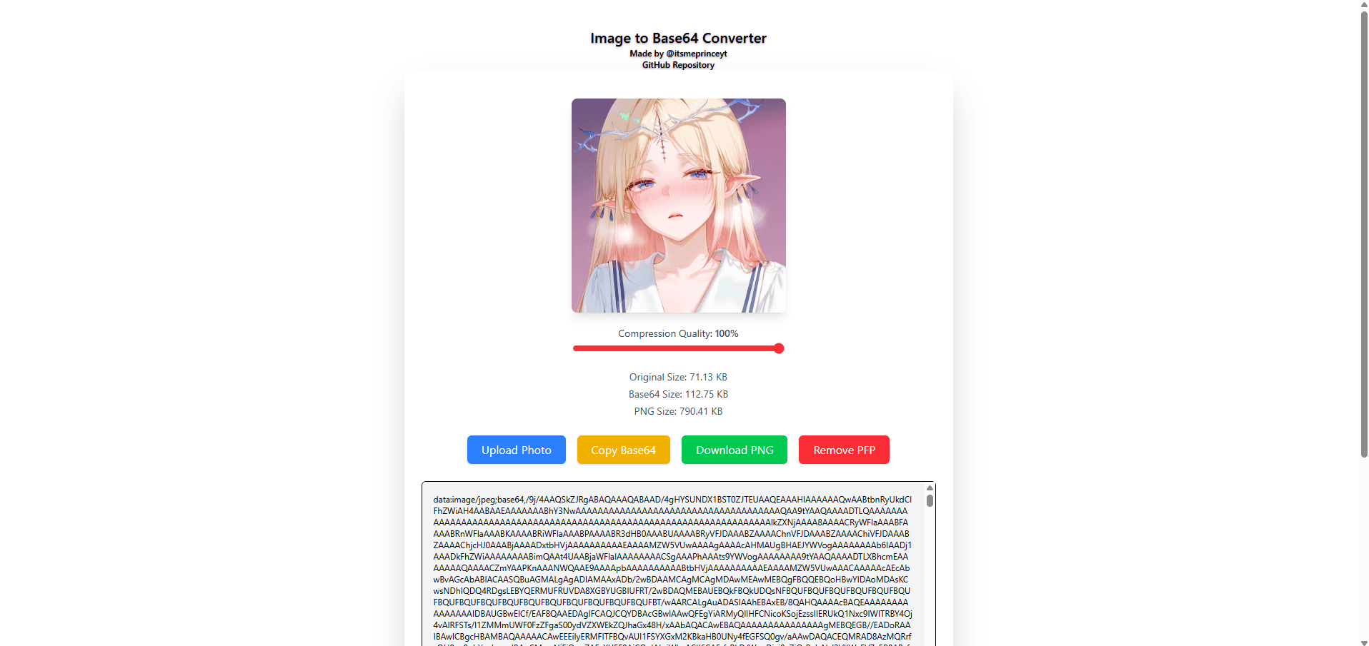 Image to Base64 Converter Tool