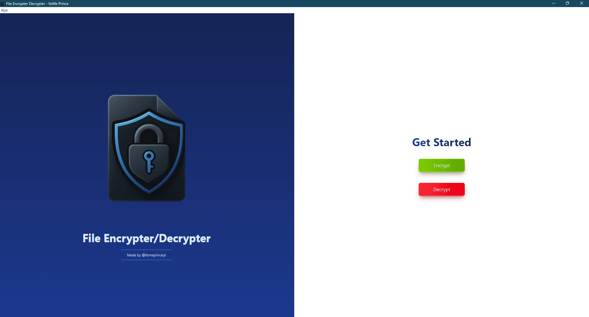 File Encrypter / Decrypter Software