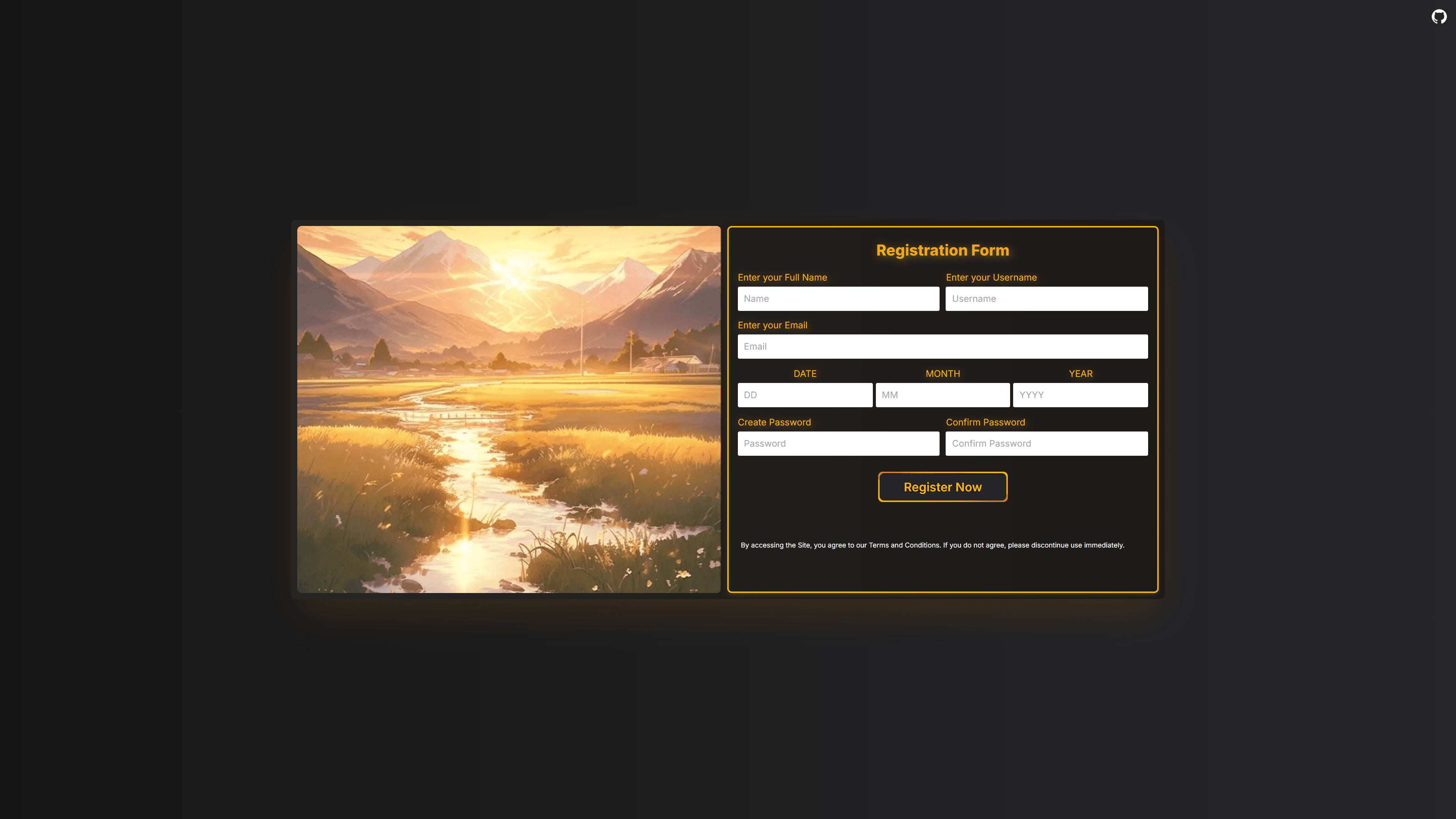 Registration Form