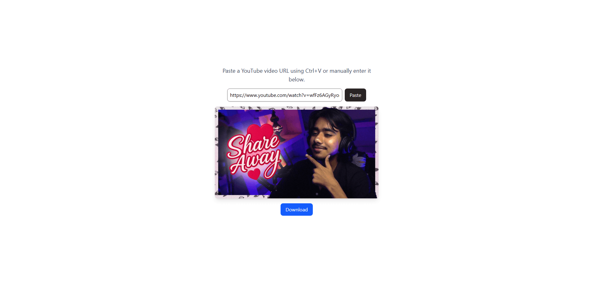 YouTube Thumbnail Downloader